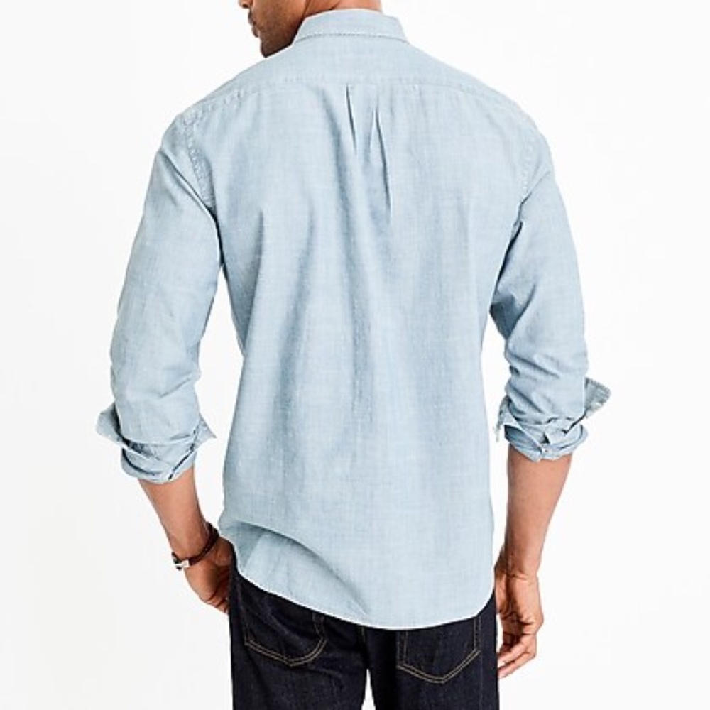 J.Crew Factory Chambray Button Down - Picture 2 of 9